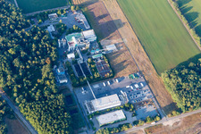 Vue aérienne de Supro GmbH à Lampertheim dans le département Hesse, Allemagne