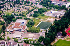 Vue aérienne de IGS Rülzheim à Rülzheim dans le département Rhénanie-Palatinat, Allemagne