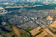 Photographie aérienne de Limburgerhof dans le département Rhénanie-Palatinat, Allemagne