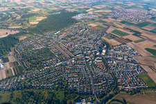 Vue oblique de Limburgerhof dans le département Rhénanie-Palatinat, Allemagne