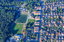 Vue aérienne de Terrains de sport du DJK SV Phönix Schifferstadt à Schifferstadt dans le département Rhénanie-Palatinat, Allemagne