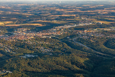 Vue aérienne de Pirmasens dans le département Rhénanie-Palatinat, Allemagne