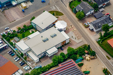 Vue aérienne de Zone commerciale Est à le quartier Herxheim in Herxheim bei Landau dans le département Rhénanie-Palatinat, Allemagne