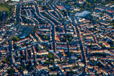 Vue oblique de Pirmasens dans le département Rhénanie-Palatinat, Allemagne