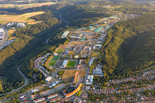 Pirmasens dans le département Rhénanie-Palatinat, Allemagne d'en haut