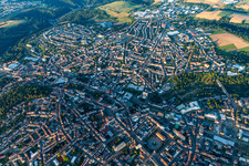 Vue aérienne de Centre-ville à Pirmasens dans le département Rhénanie-Palatinat, Allemagne