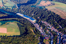 Vue aérienne de Thaleischweiler-Fröschen dans le département Rhénanie-Palatinat, Allemagne