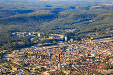 Photographie aérienne de Stade Fritz Walter à Kaiserslautern dans le département Rhénanie-Palatinat, Allemagne