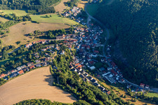 Vue aérienne de Gehrweiler dans le département Rhénanie-Palatinat, Allemagne