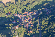 Vue aérienne de Rathskirchen dans le département Rhénanie-Palatinat, Allemagne