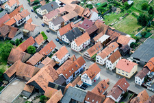 Erlenbach bei Kandel dans le département Rhénanie-Palatinat, Allemagne depuis l'avion