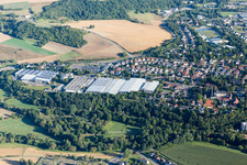 Vue aérienne de Meisenheim dans le département Rhénanie-Palatinat, Allemagne