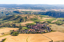 Vue aérienne de Duchroth dans le département Rhénanie-Palatinat, Allemagne
