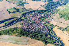 Photographie aérienne de Niedermoschel dans le département Rhénanie-Palatinat, Allemagne