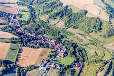 Vue oblique de Alsenz dans le département Rhénanie-Palatinat, Allemagne