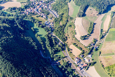 Mannweiler-Cölln dans le département Rhénanie-Palatinat, Allemagne hors des airs