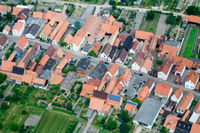 Vue oblique de Erlenbach bei Kandel dans le département Rhénanie-Palatinat, Allemagne