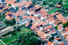 Erlenbach bei Kandel dans le département Rhénanie-Palatinat, Allemagne d'en haut