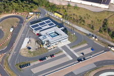 Photographie aérienne de Piste de karting de Lunebourg et centre de sécurité de conduite ADAC Hansa à le quartier Wagenhorst in Embsen dans le département Basse-Saxe, Allemagne