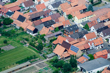 Erlenbach bei Kandel dans le département Rhénanie-Palatinat, Allemagne depuis l'avion