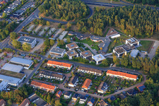 Vue aérienne de Campus - Werum Software & Systems AG et Werum IT Solutions GmbH à le quartier Lüne-Moorfeld in Lüneburg dans le département Basse-Saxe, Allemagne
