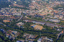 Vue aérienne de ELBCAMPUS Hamburg à le quartier Harburg in Hamburg dans le département Hambourg, Allemagne