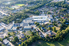 Vue aérienne de Zone commerciale et implantation d'entreprises Berliner Straße à Büchen dans le département Schleswig-Holstein, Allemagne