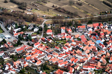 Enregistrement par drone de Hagenbach dans le département Rhénanie-Palatinat, Allemagne