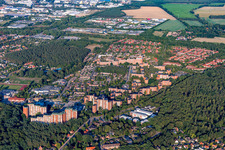 Vue aérienne de Quartier Kaltenmoor in Lüneburg dans le département Basse-Saxe, Allemagne