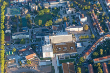 Vue aérienne de Terrain de la clinique de l'hôpital de la Fondation Diakonissen à Speyer dans le département Rhénanie-Palatinat, Allemagne