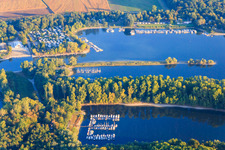 Vue aérienne de Angelhofer Vieux Rhin à Speyer dans le département Rhénanie-Palatinat, Allemagne