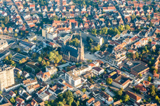 Photographie aérienne de Viernheim dans le département Hesse, Allemagne