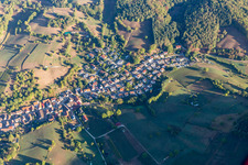 Vue aérienne de Quartier Gronau in Bensheim dans le département Hesse, Allemagne