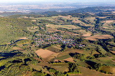 Vue aérienne de Quartier Beedenkirchen in Lautertal dans le département Hesse, Allemagne