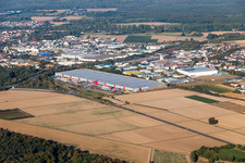 Vue aérienne de Münster dans le département Hesse, Allemagne