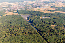 Vue aérienne de Centre d'essais Opel à Rodgau dans le département Hesse, Allemagne