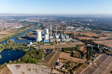 Großkrotzenburg dans le département Hesse, Allemagne d'en haut