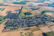 Vue aérienne de Quartier Oberissigheim in Bruchköbel dans le département Hesse, Allemagne