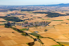 Vue aérienne de Quartier Erbstadt in Nidderau dans le département Hesse, Allemagne