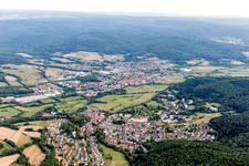 Vue aérienne de Quartier Bad Soden in Bad Soden-Salmünster dans le département Hesse, Allemagne