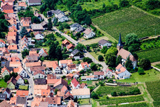 Photographie aérienne de Quartier Rechtenbach in Schweigen-Rechtenbach dans le département Rhénanie-Palatinat, Allemagne
