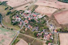 Vue aérienne de Quartier Großbirkach in Ebrach dans le département Bavière, Allemagne