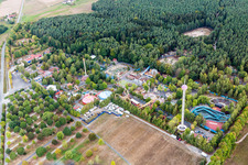 Vue aérienne de Parc d'attractions à Geiselwind dans le département Bavière, Allemagne
