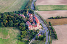 Vue oblique de Wipfeld dans le département Bavière, Allemagne