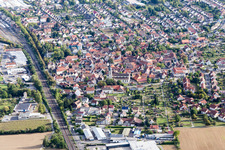 Quartier Lauda in Lauda-Königshofen dans le département Bade-Wurtemberg, Allemagne hors des airs