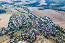 Vue aérienne de Quartier Eubigheim in Ahorn dans le département Bade-Wurtemberg, Allemagne