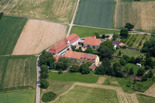 Vue aérienne de Atelier pour résidences-services Atelier pour talents cachés à but non lucratif GmbH à Haftelhof à le quartier Haftelhof in Schweighofen dans le département Rhénanie-Palatinat, Allemagne