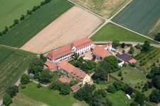 Vue oblique de Atelier pour résidences-services Atelier pour talents cachés à but non lucratif GmbH à Haftelhof à le quartier Haftelhof in Schweighofen dans le département Rhénanie-Palatinat, Allemagne