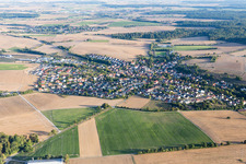 Vue aérienne de Quartier Obergimpern in Bad Rappenau dans le département Bade-Wurtemberg, Allemagne