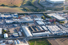 Photographie aérienne de Musée de la technologie à le quartier Steinsfurt in Sinsheim dans le département Bade-Wurtemberg, Allemagne